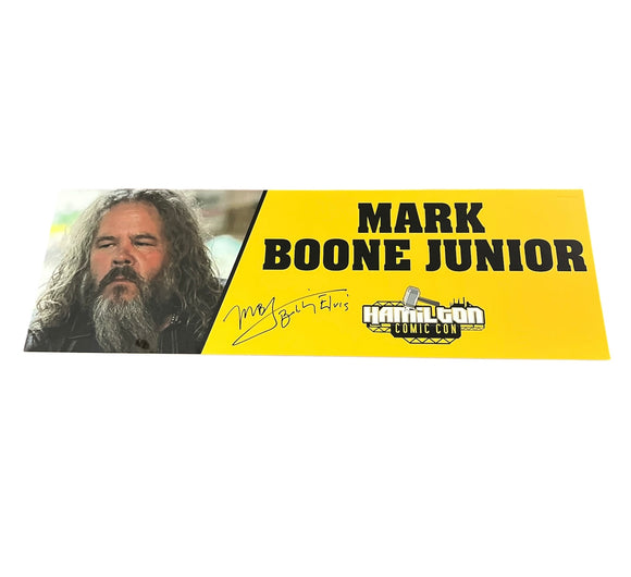 Mark Boone Junior Autographed Sons of Anarchy Nameplate