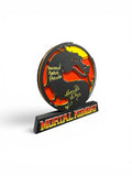 Mortal Kombat Triple Autographed 3D Signature Series by Daniel Pesina, Carlos Pesina and Ho Sung Pak