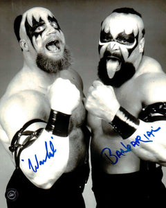 Powers of Pain Autographed WWE 8x10