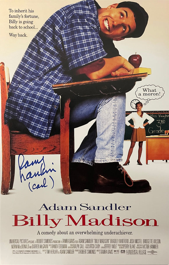 Larry Hankin Autographed Billy Madison 11x17 Poster