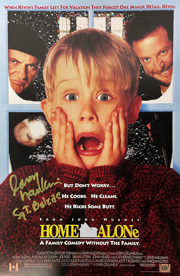 Larry Hankin Autographed Home Alone 11x17 Poster