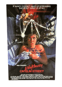 Robert Englund Freddy Krueger Nightmare on Elm Street Autographed 11x17 Poster