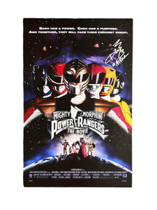 Karan Ashley Yellow Power Ranger Autographed 11x17 Mini Poster