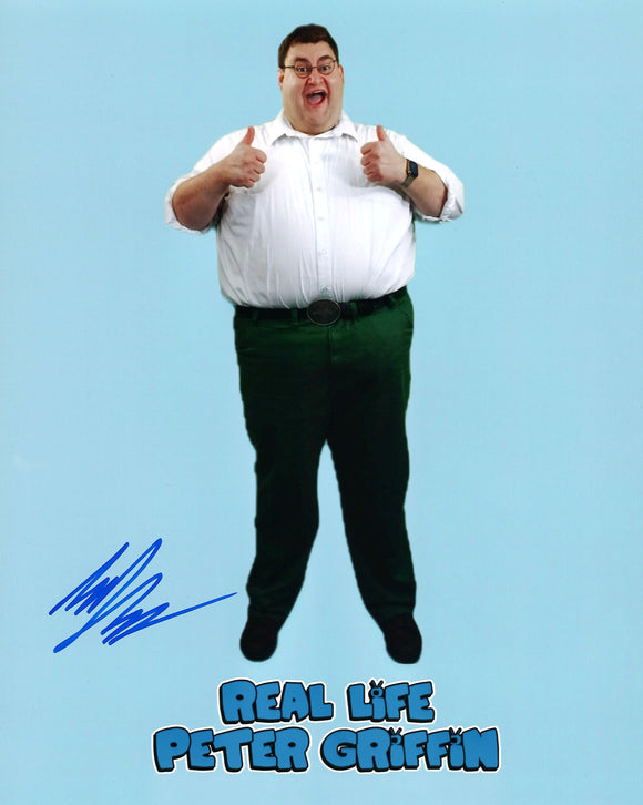 Rob Franzese Autographed Real Life Peter Griffin 8x10 Photo