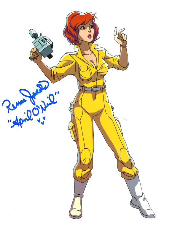 Renae Jacobs Autographed Teenage Mutant Ninja Turtles Photo