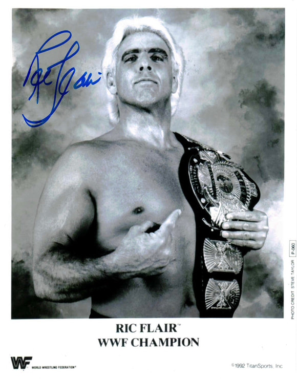 Ric Flair Autographed WWF / WWE Promo Photo