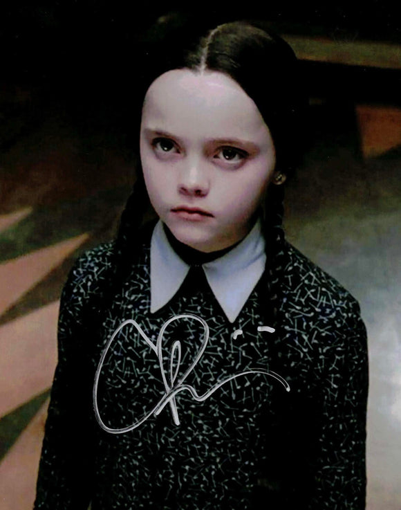 Christina Ricci as Wednesday Addams Autographed 8x10 Photo