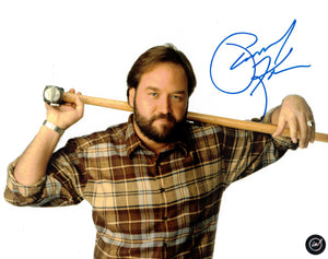 Richard Karn with Sledgehammer Home Improvement Autographed 8x10