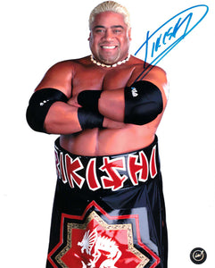 Rikishi WWE Autographed 8x10