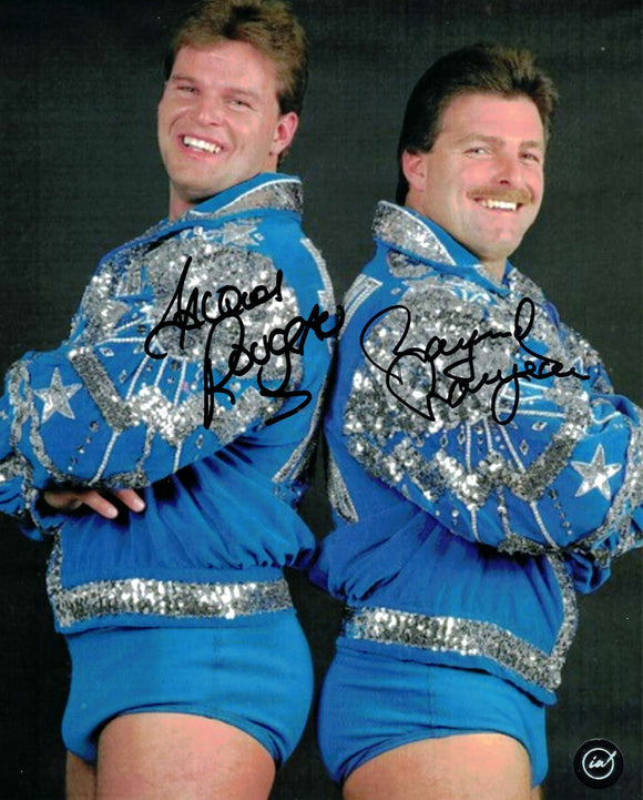 The Fabulous Rougeaus Autographed 8x10