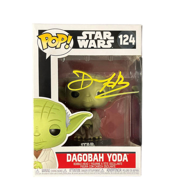 Deep Roy Yoda Star Wars Autographed Funko #124