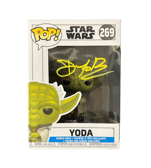 Deep Roy Yoda Star Wars #269 Autographed Funko Pop