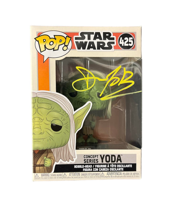 Deep Roy Yoda Star Wars Autographed Funko #425
