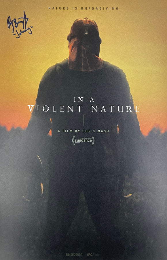 Ry Barrett In a Violent Nature Autographed 11x17 Poster