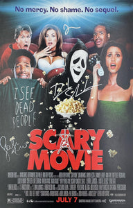 Jon Abrahams, Lochlyn Munro & Dave Sheridan Scary Movie Autographed 11x17 Mini Poster