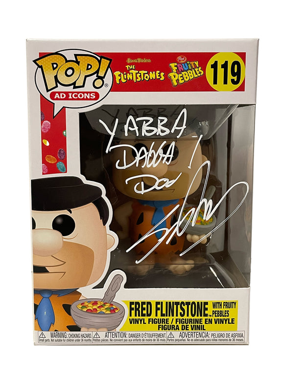 Scott Innes Fred Flinstone Autographed Funko Pop #119