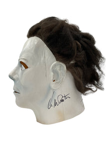 William Shatner Halloween Michael Myers Autographed Mask