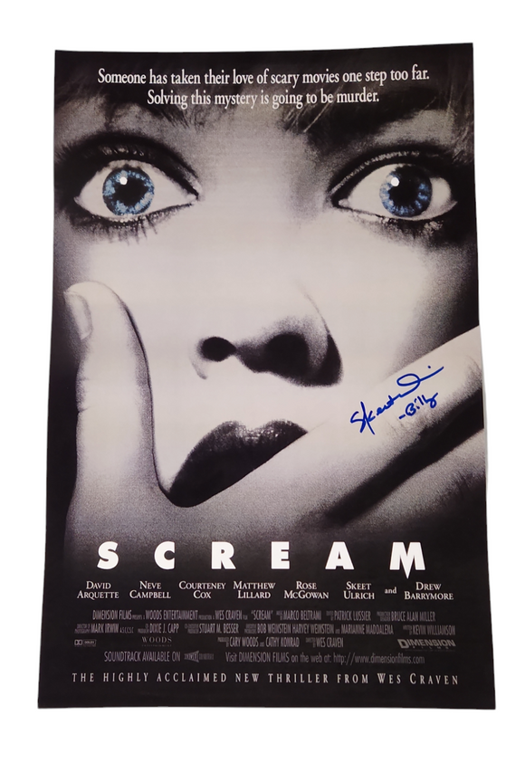 Skeet Ulrich Scream Autographed 11x17 Poster