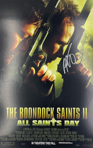 Sean Patrick Flanery The Boondock Saints 2 Autographed 11x17 Mini Poster