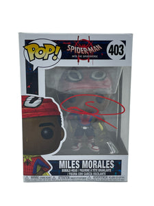 Shameik Moore Autographed Spider-Man Miles Morales Funko Pop #403