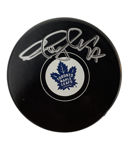 Shayne Corson Toronto Maple Leafs Signed Puck