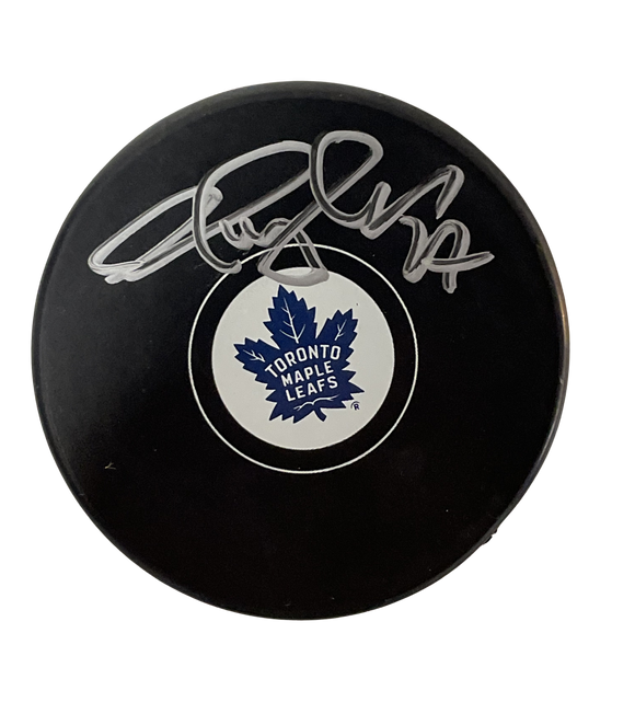 Shayne Corson Toronto Maple Leafs Signed Puck