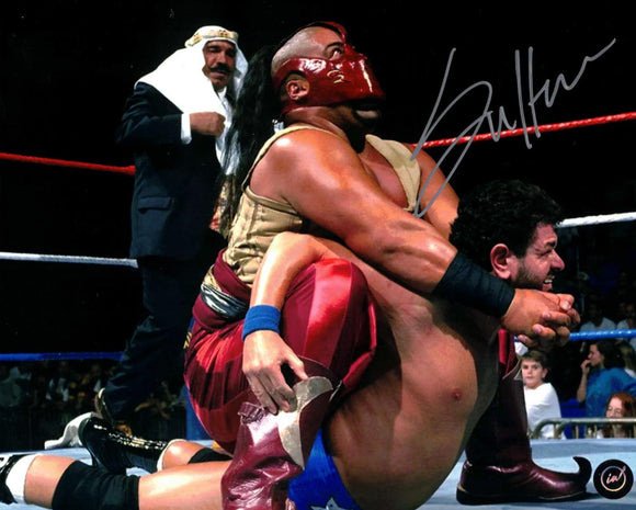 Sultan WWE Autographed 8x10