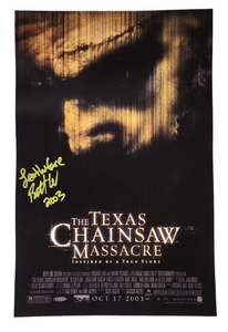 Brett Wagner Autographed Texas Chainsaw Massacre 11x17 Poster