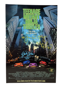 Hoag, Scott, Rist, Tochi, and Reyes Jr. Teenage Mutant Ninja Turtles Signed 11x17 Poster
