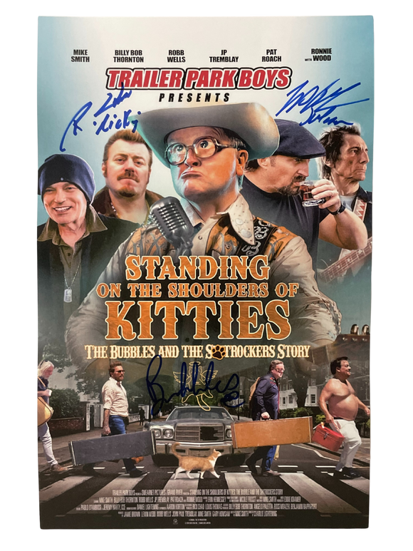 Trailer Park Boys Triple Signed Standing on the Shoulders of Kitties Autographed 11 x 17