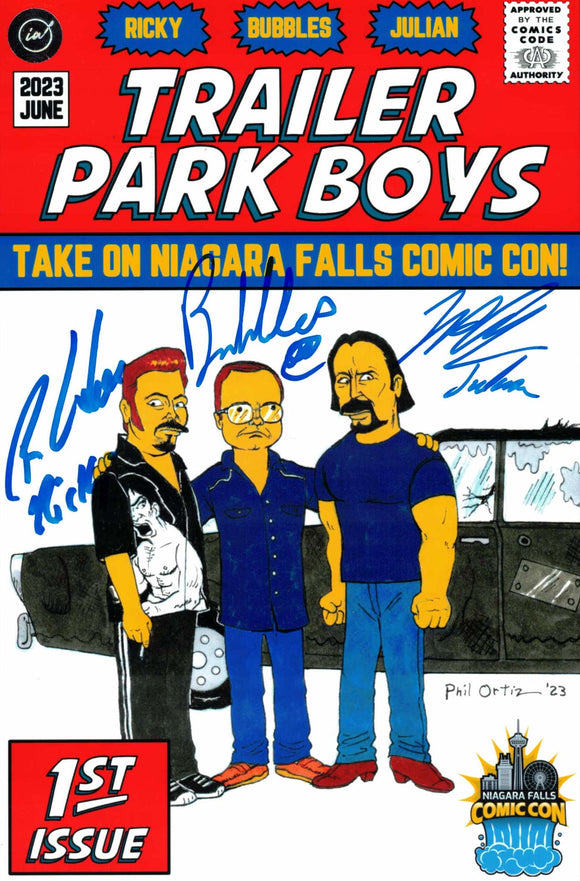 Trailer Park Boys Autographed Comic Con Exclusive 8x10