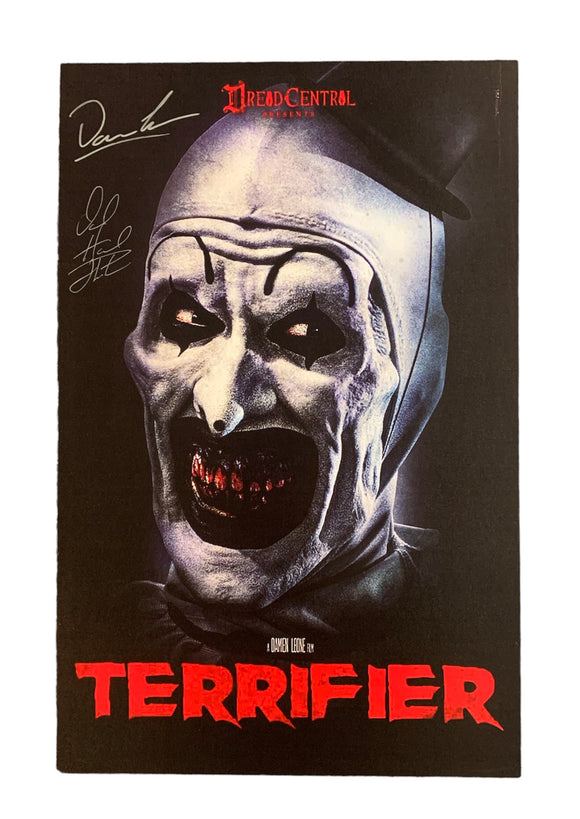 David Howard Thornton & Damien Leone Terrifier Autographed Mini Poster