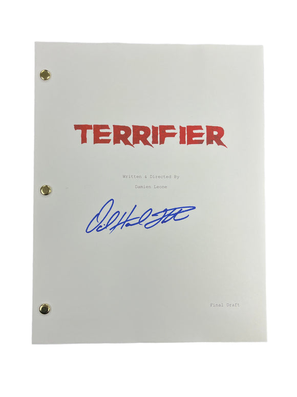 David Howard Thornton as Art the Clown in Terrifier Autographed Script
