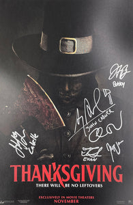 Thanksgiving Cast Autographed 11x17 Poster - SIX AUTOGRAPHS