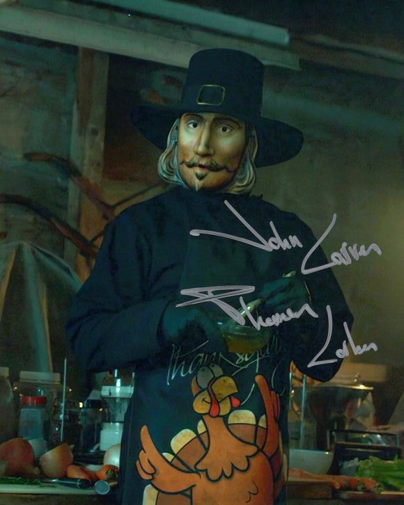 Thomas Lorber Autographed Thanksgiving 8 x 10 Photo