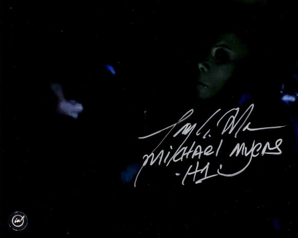Tony Moran Black & White Halloween Autographed 8x10