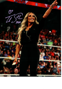 Trish Stratus WWF WWE Diva in Ring 8x10 Autographed Photo