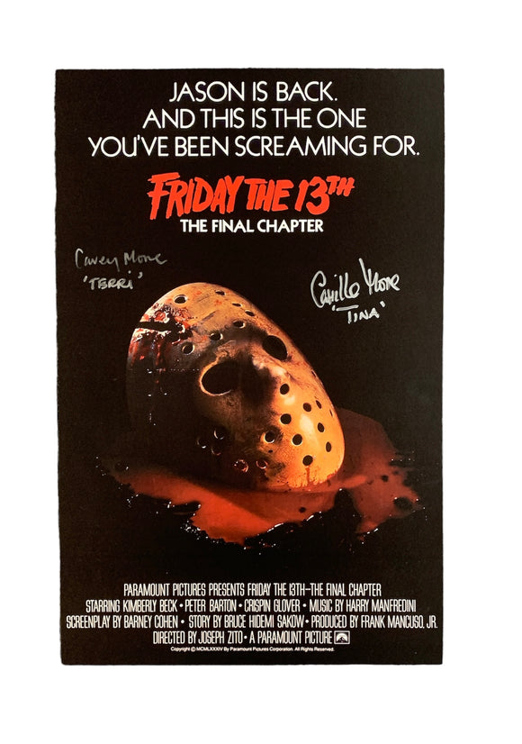 Friday the 13th: The Final Chapter More Twins Autographed Mini Poster