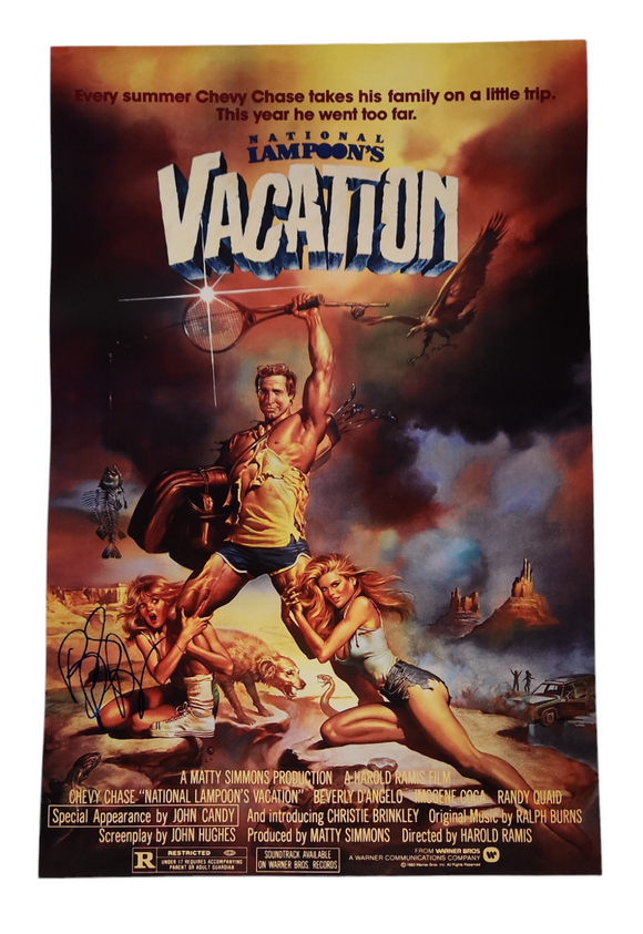 Beverly D'Angelo Autographed National Lampoon’s Vacation 11x17 Poster