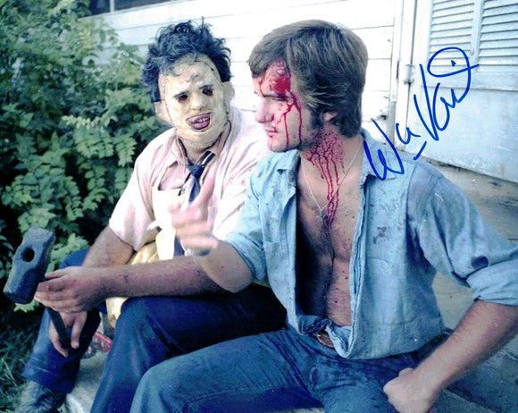 William Vail as Kirk in The Texas Chainsaw Massacre (1974) Autographed 8x10 Photo