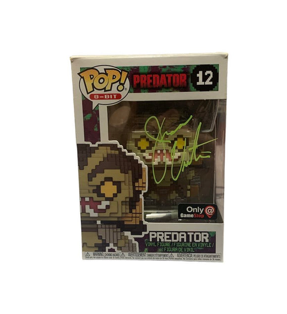 Jesse Ventura Autographed Predator Funko #12 Gamestop Exclusive