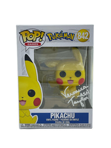 Veronica Taylor Autographed Pikachu Pokemon Funko Pop