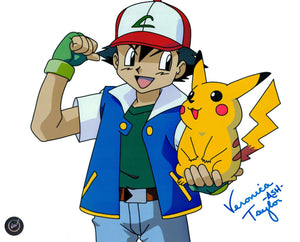 Veronica Taylor as Ash Ketchum in Pokemon Autographed 8x10