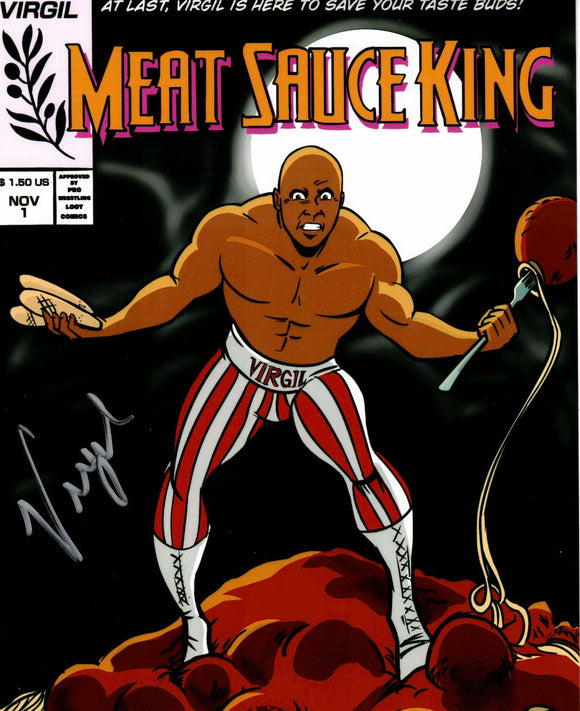 Mike Jones as Virgil WWE Comic Art Custom 8x10