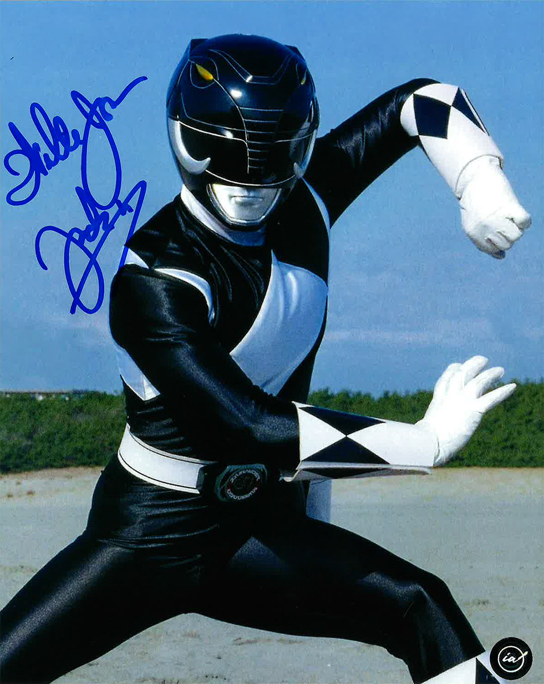 Walter Jones Autographed Power Rangers Black Ranger 8x10 – Icon Autographs