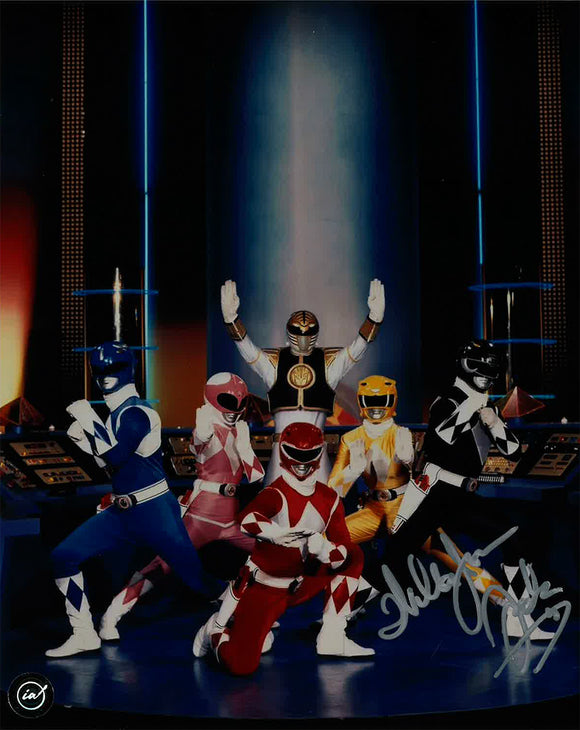 Walter Jones Autographed Power Rangers 8x10