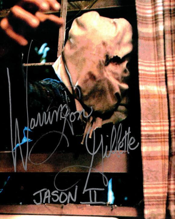 Warrington Gillette Friday the 13th Autographed 8x10 Photo