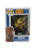 Warwick Davis Star Wars Wicket Autographed Funko Pop #26