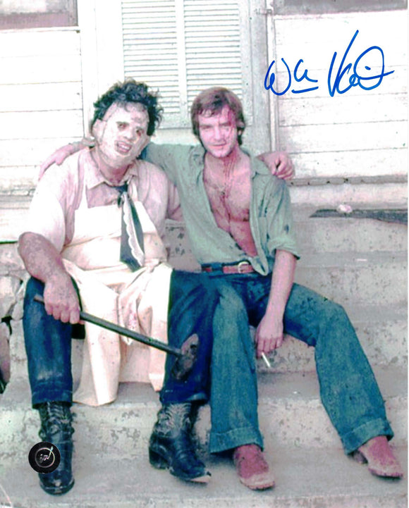 William Vail as Kirk in The Texas Chainsaw Massacre (1974) Autographed 8x10 Photo