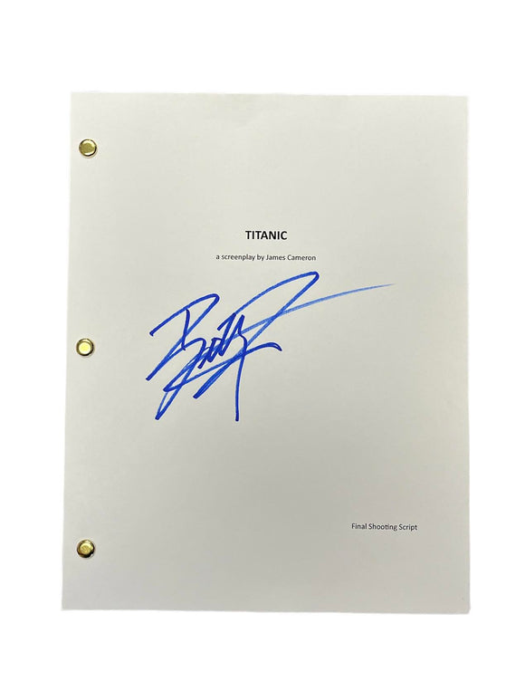 Billy Zane as Caledon Hockley in James Camerons' Titanic Autographed Script